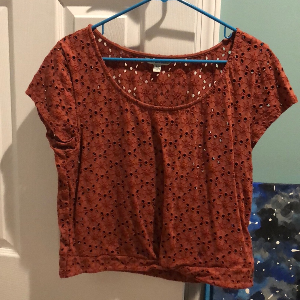 Crochet crop top